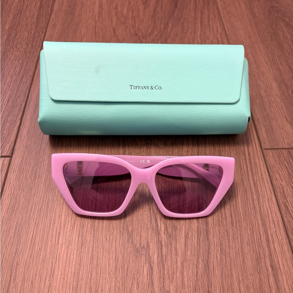 Tiffany & Co. Lavender Sunglasses, Brand New With Case - Picture 2 of 6